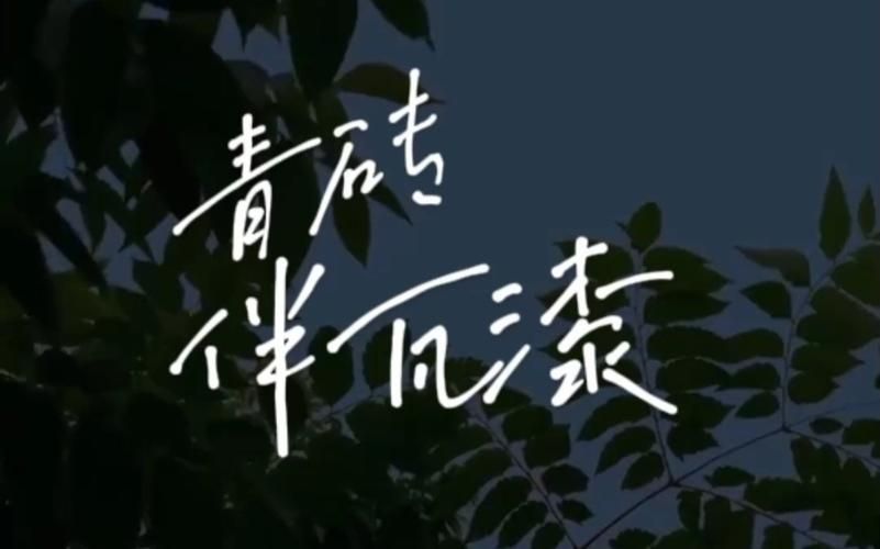 青砖白马踏新泥：歌曲里的意境美到窒息