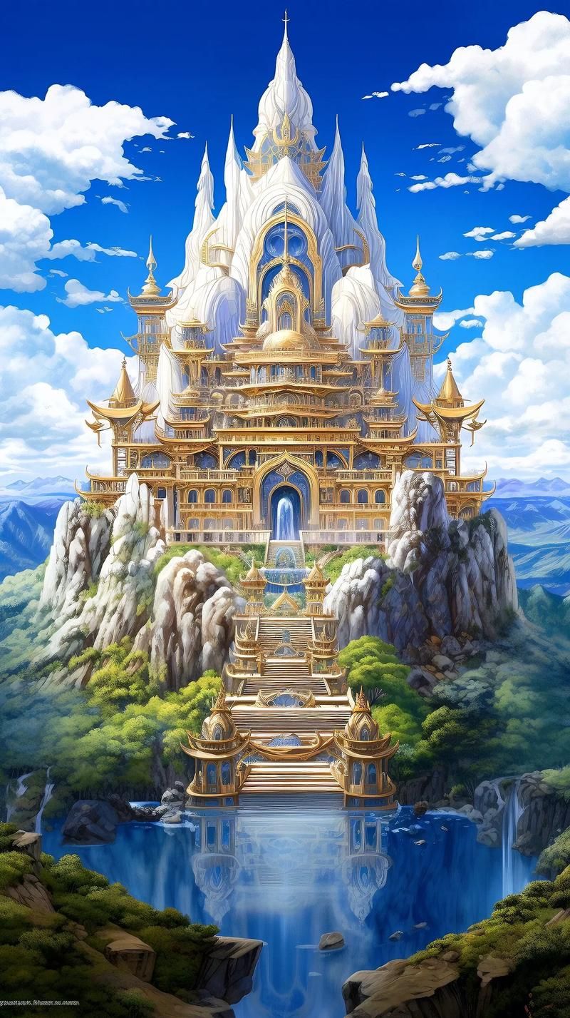 须弥山Sumeru：揭秘古老神话中的世界中心