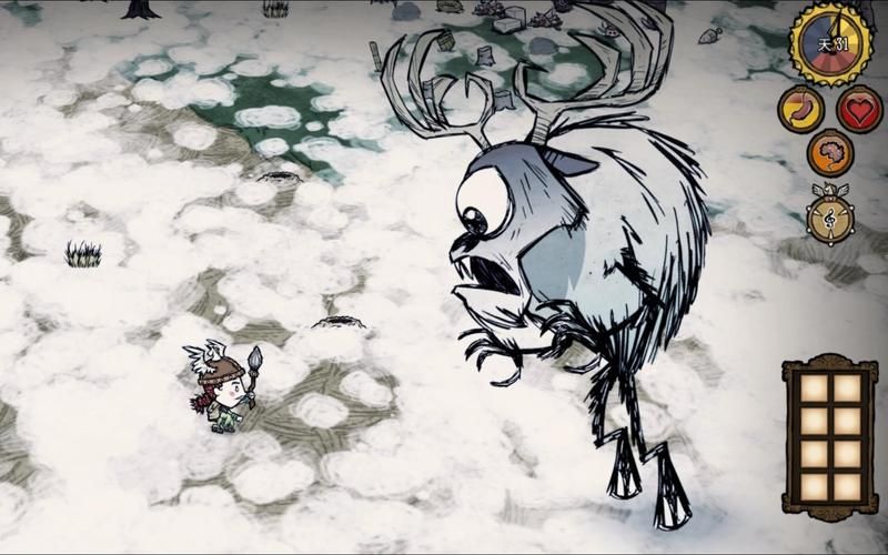 饥荒游戏巨鹿代码deerclops：生存指南及战斗技巧