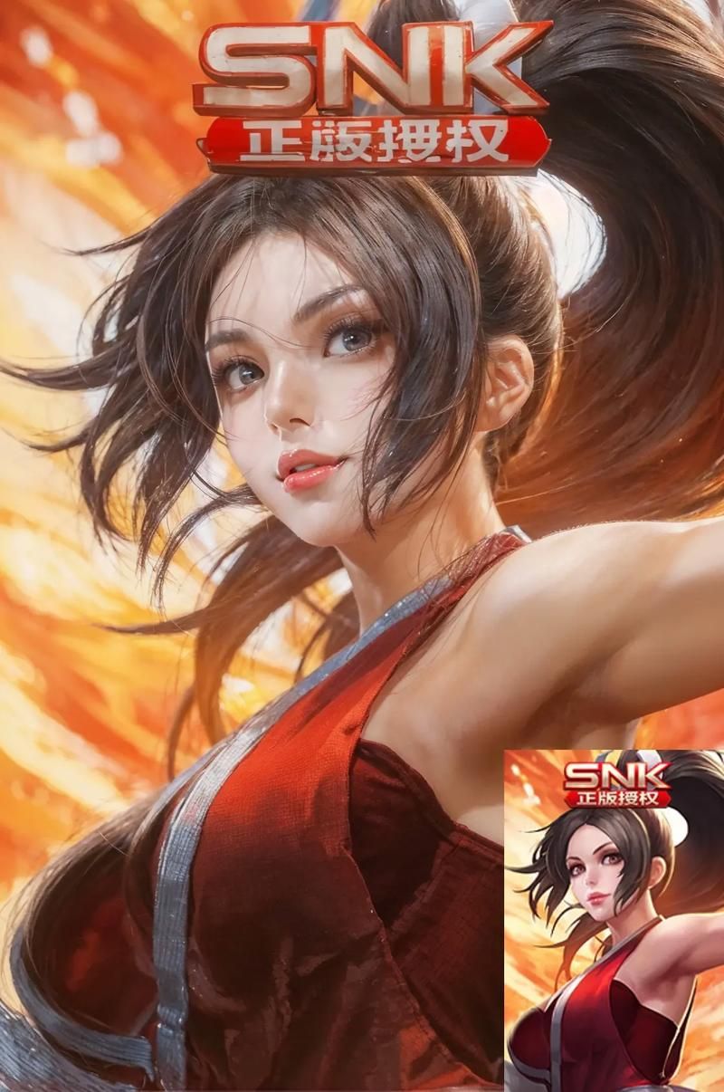高颜值不知火舞性感图片：AI绘画与真人COS对比