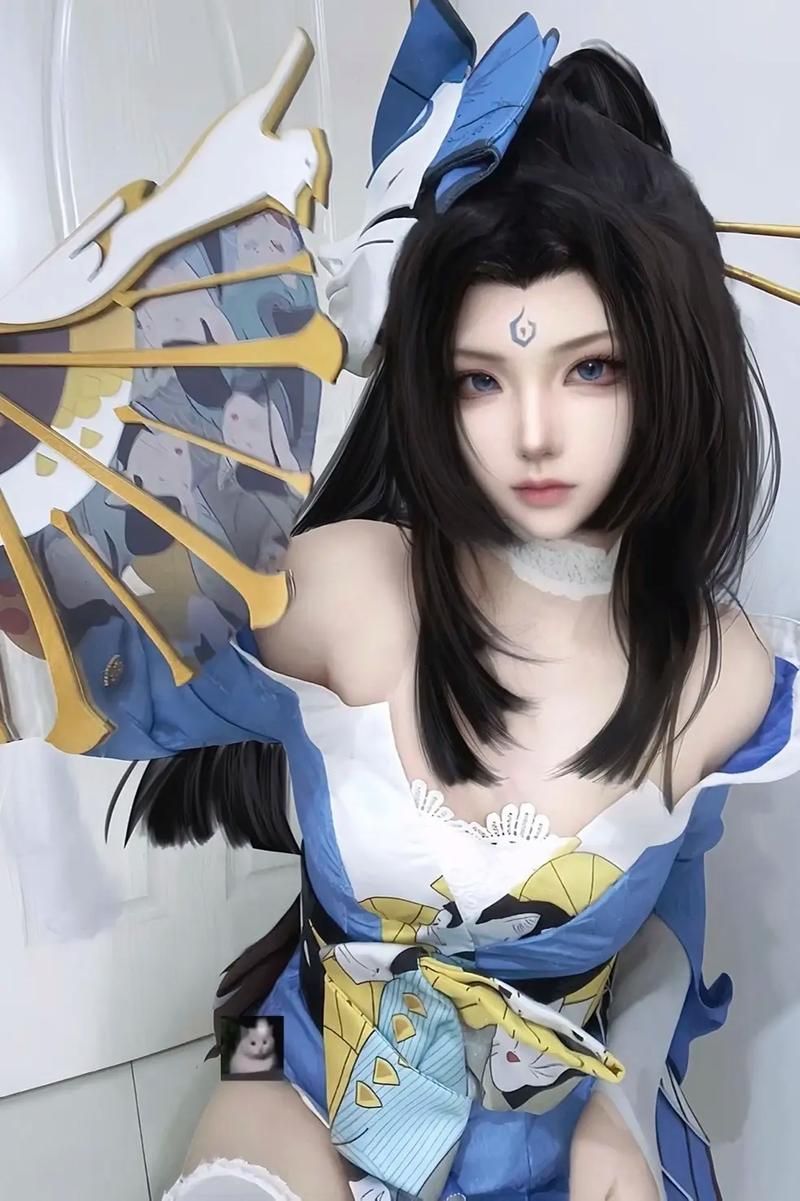 高颜值不知火舞性感图片：AI绘画与真人COS对比