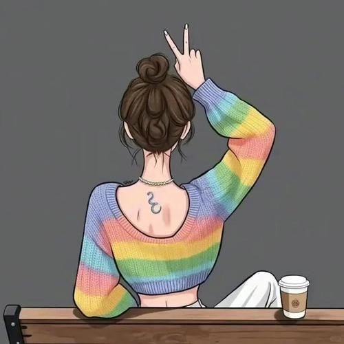 高颜值女生头像背影，气质背影让人心动
