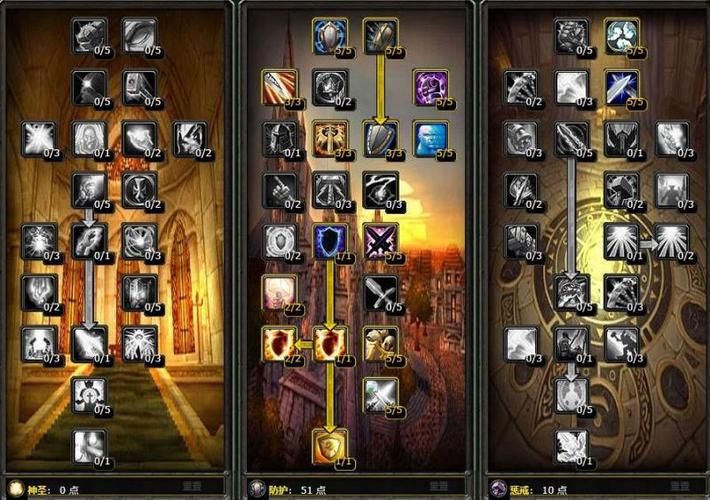 魔兽世界TBC：圣骑士练级天赋深度解析与推荐