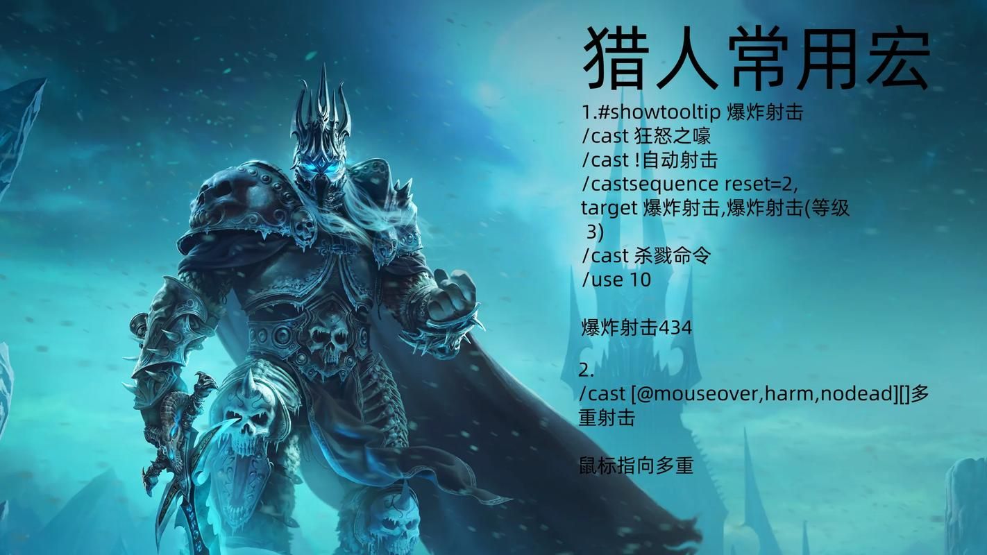 魔兽世界WLK怀旧服最大视野宏：获得最佳游戏体验