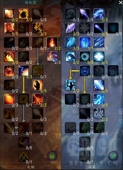 魔兽世界WLK火法天赋模拟器：帮你轻松配天赋