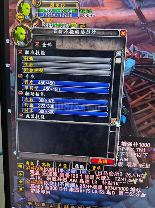 魔兽世界剥皮1-375攻略：快速升级技能技巧