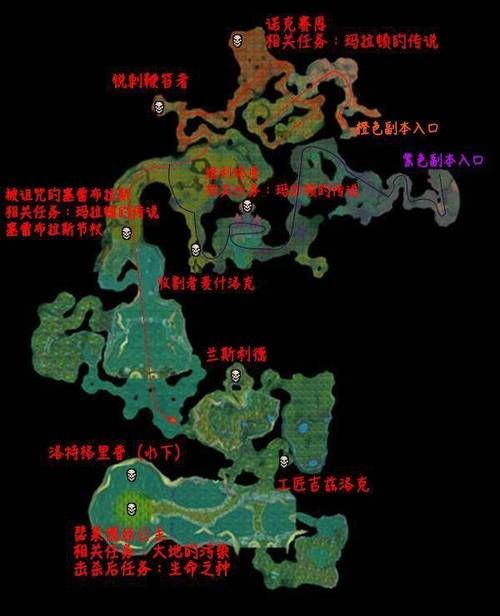 魔兽世界副本地图大全：快速找到副本入口！