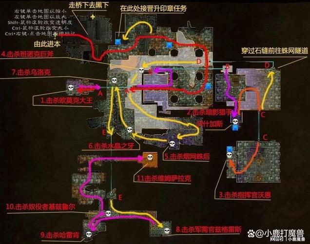 魔兽世界厄运之槌副本入口详解及路线图