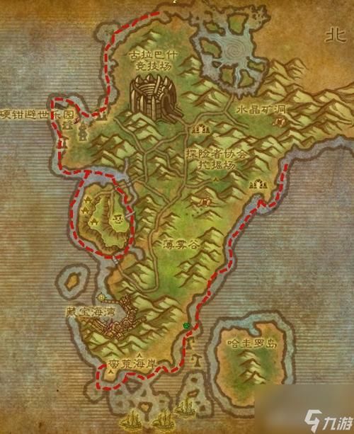 魔兽世界荆棘谷地图：探秘这片危险丛林
