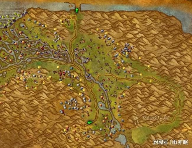 魔兽世界锡矿石分布地图：哪里挖锡矿最效率？