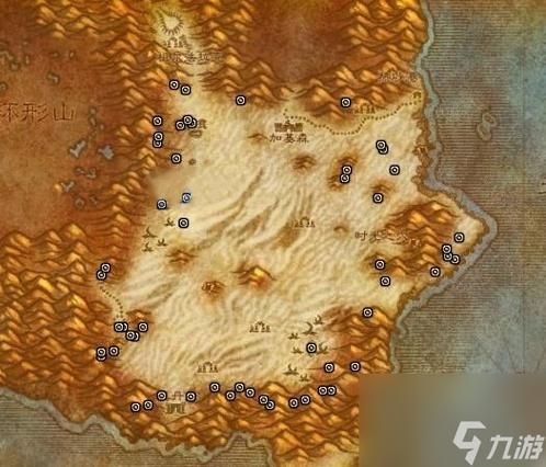 魔兽世界锡矿石分布地图：哪里挖锡矿最效率？