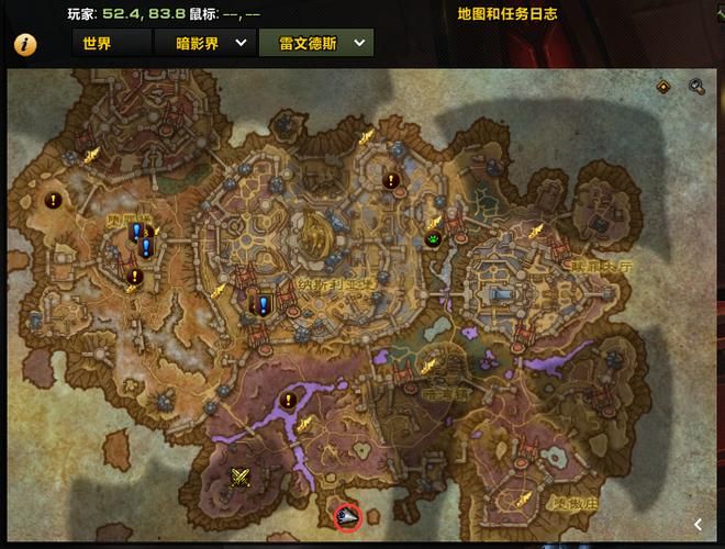 魔兽世界黑市怎么去？详细地图坐标及路线图解