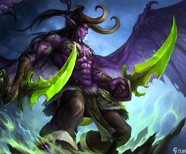 魔兽伊利丹壁纸：炫酷游戏壁纸，瞬间提升桌面颜值