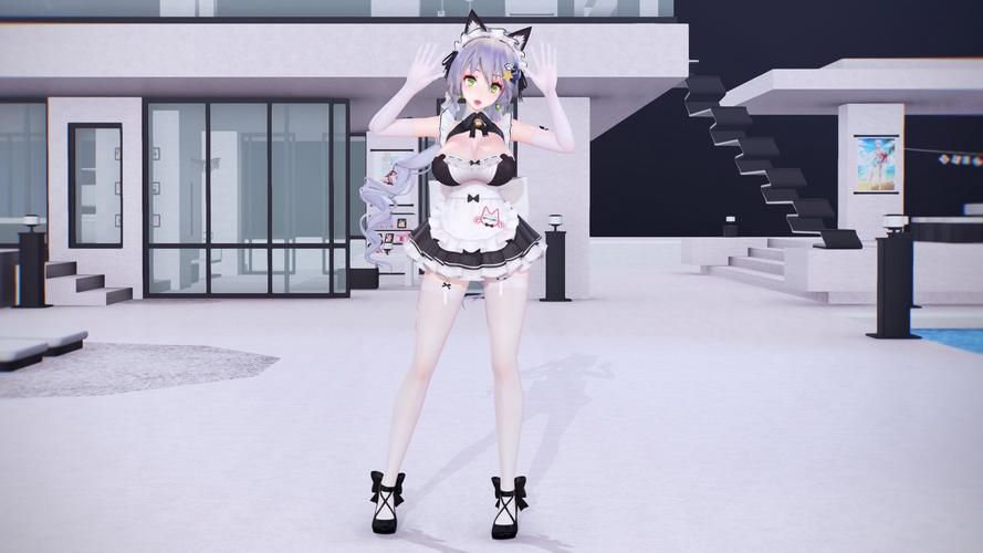 [3D互动／女仆／全动态／生肉]布兰卡·塞琳娜公爵夫人／Duchess of Blanca Sirena[PC／910M]