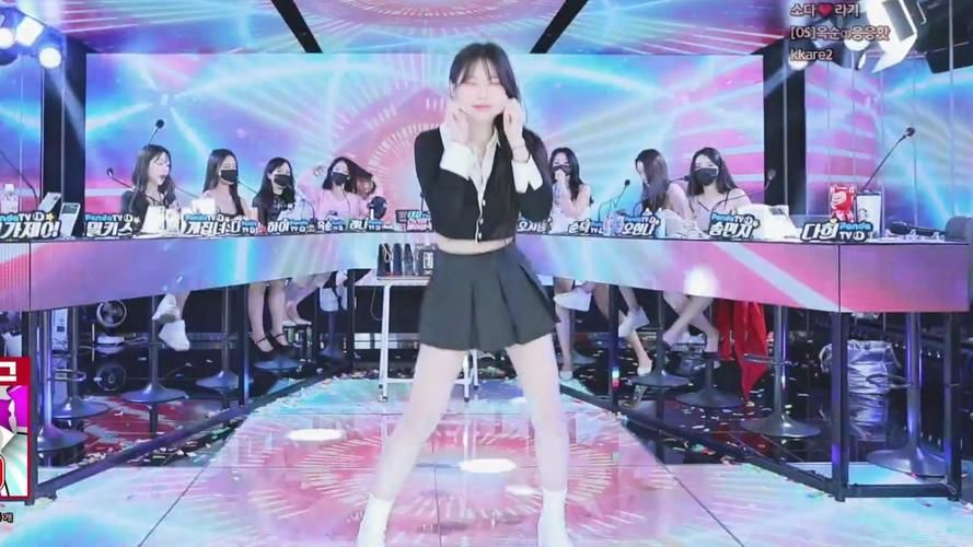 Jinricp韩国女团3月6日最新版本打歌现场高清图集