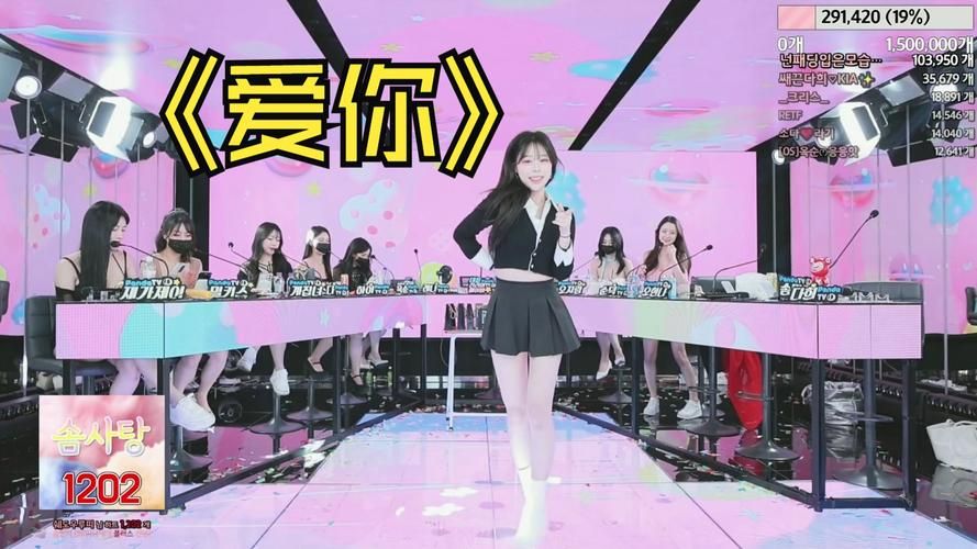Jinricp韩国女团3月6日最新版本打歌现场高清图集
