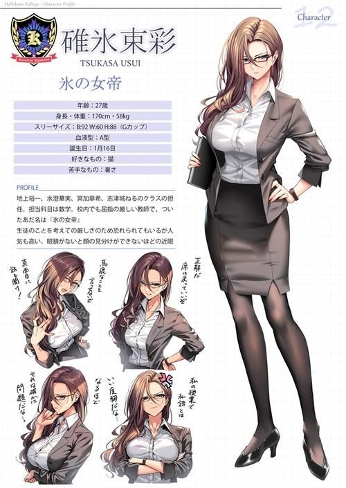 Nukitashi1绅士游戏角色大全 全人物背景详解