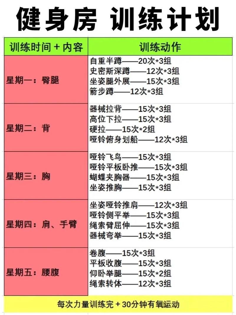 健身教练补课资源下载 高效训练计划免费领