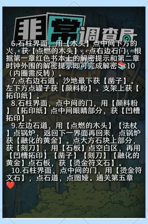 关键调查游戏攻略全解析 高效完成所有调查任务