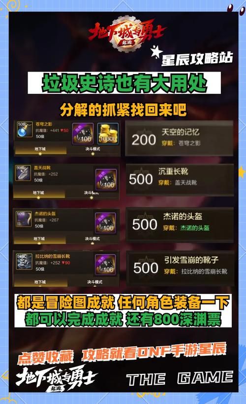 勇士别只顾着刷塔官网这些装备掉落地点要记牢