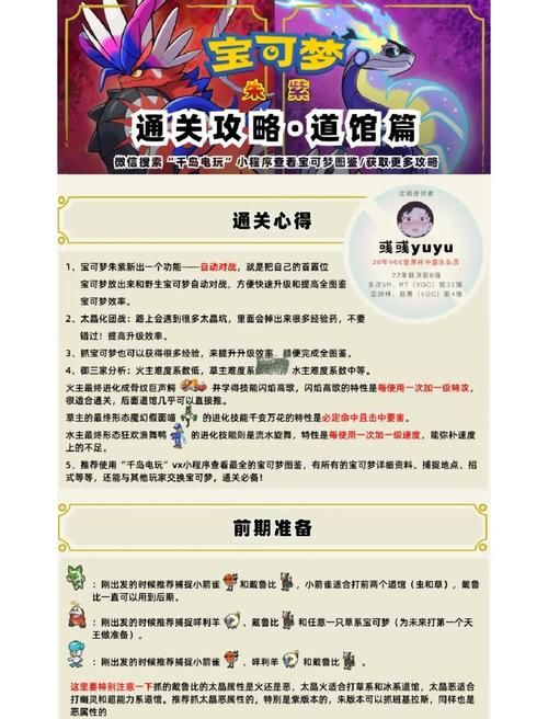 宝可梦荡游戏攻略解析 快速通关秘籍揭秘