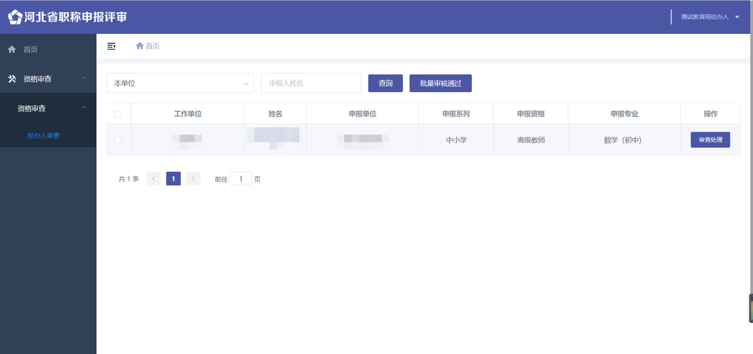 审查测试官网