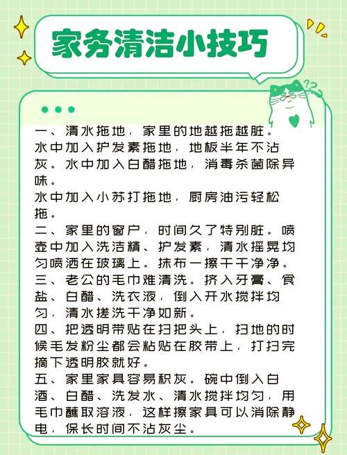 家务最新版本指南 跟着做让你的家焕然一新