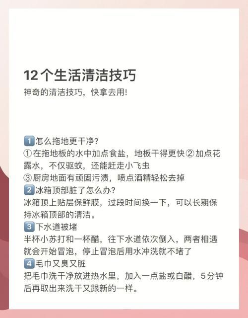家庭事务游戏攻略推荐简单实用的家务技巧合集