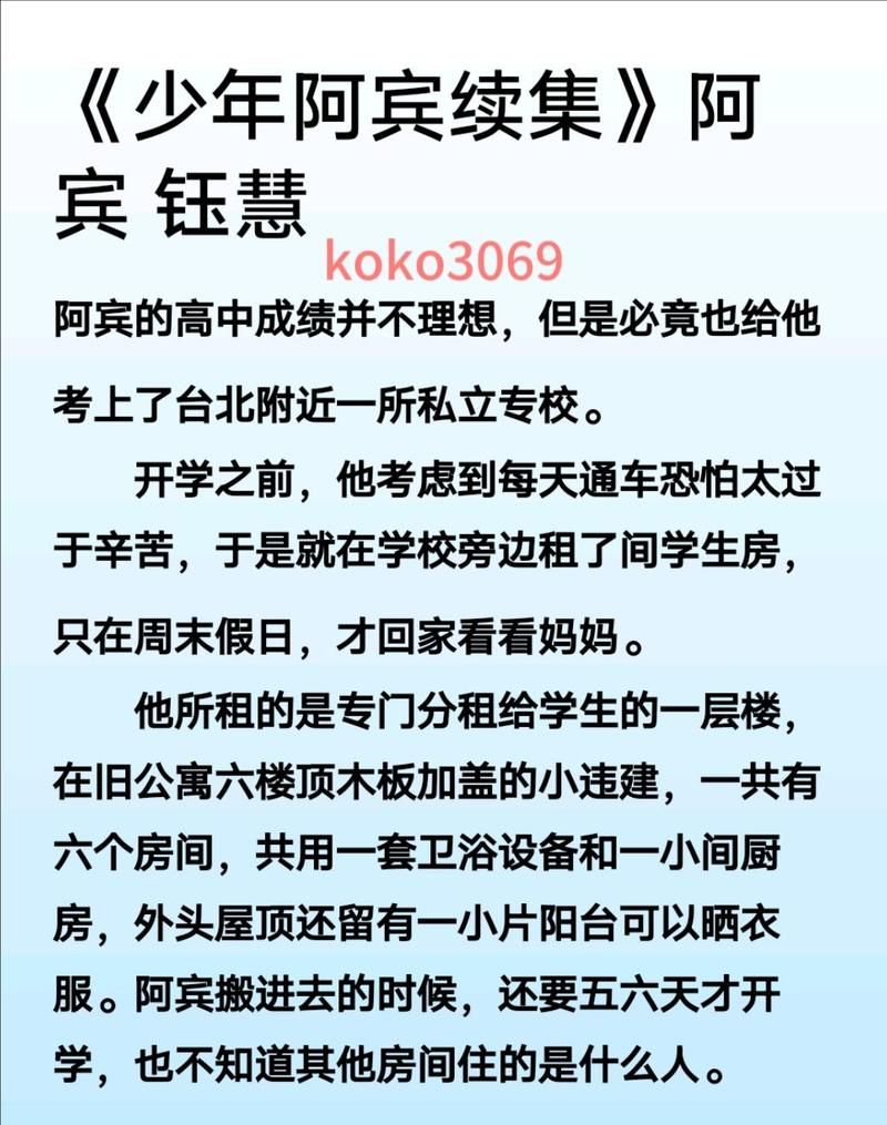 少年阿宾小说安卓客户端 最新版本在线阅读